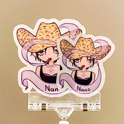 Cowgirl Nana Sticker