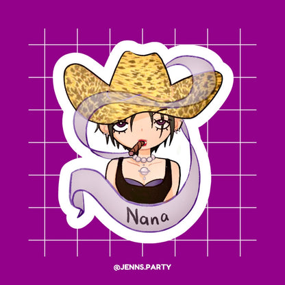 Cowgirl Nana Sticker